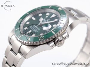 Rolex Submariner 116610 LV Green Ceramic C+S 904L 1:1 Best Edition on SS Bracelet SA3135 - Image 8