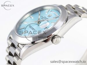 Rolex RDD0266B - DayDate 40mm Smt Pres SS/SS I-Blue/Dia BPF A2836 - Image 7