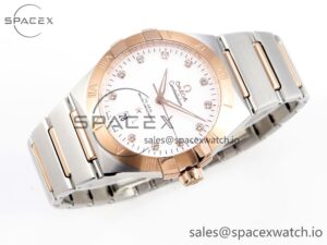 Omega Constellation 39mm SS/YG ASWF 1:1 Best Edition YG Diamonds Dial on SS/YG Bracelet A8800 - Image 6