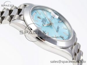 Rolex RDD0266B - DayDate 40mm Smt Pres SS/SS I-Blue/Dia BPF A2836 - Image 8
