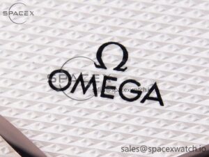 Omega De Ville Date RG MKF 1:1 Best Edition White Textured Dial Roman Marker on Brown Leather Strap A8800 - Image 9