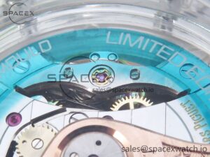 Audermars Piguet Royal Oak Offshore 44mm Transparent APF Best Edition Colorful Dial on Green Rubber Strap A3126 - Image 20