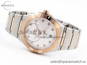 Omega Constellation 39mm SS/YG ASWF 1:1 Best Edition YG Diamonds Dial on SS/YG Bracelet A8800 - Image 5