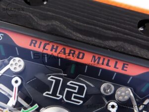 Richard Mille RM21-02 Tourbillon NTPT RMF Best Edition Skeleton Dial on Orange Rubber Strap - Image 13
