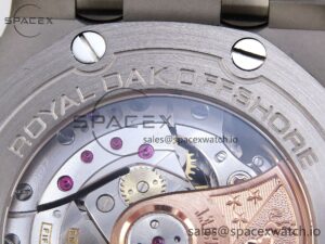 AUDEMARS PIGUET ROYAL OAK OFFSHORE 42MM SS APF 1:1 BEST EDITION BLACK DIAL ON SS BRACELET A3126 - Image 22