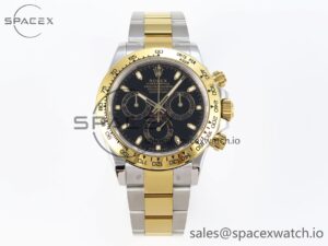 Rolex Daytona 116503 KING 1:1 Best Edition Black Dial on SS/YG Bracelet SA4130