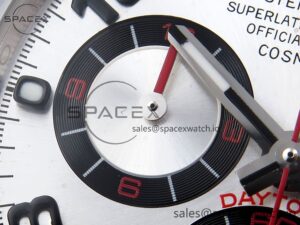 Rolex Daytona 116509 SS OMF Best Edition Silver Numeral Dial on SS Bracelet A7750 (Slim Movement) - Image 13