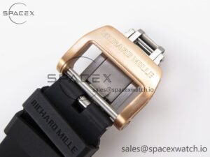 Richard Mille RM21-01 RG Tourbillon RMF Best Edition Skeleton Dial on Black Rubber Strap - Image 26