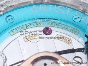 Audermars Piguet Royal Oak Offshore 44mm Transparent APF Best Edition Colorful Dial on Green Rubber Strap A3126 - Image 22