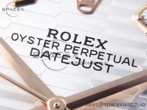 Rolex DateJust 36 SS 126231 VSF 1:1 Best Edition 904L Steel Silver Textured Diamonds Dial on Jubilee Bracelet VS3235 - Image 9