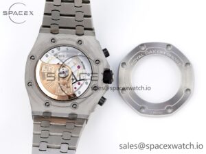 AUDEMARS PIGUET ROYAL OAK OFFSHORE 42MM SS APF 1:1 BEST EDITION BLACK DIAL ON SS BRACELET A3126 - Image 18