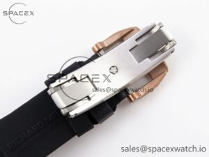 Richard Mille RM21-01 RG Tourbillon RMF Best Edition Skeleton Dial on Black Rubber Strap - Image 27