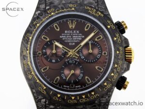 Rolex Daytona DIW Carbon/YG Case and Bezel DIWF Edition Brown Dial on Black Nylon Strap A7750 - Image 2