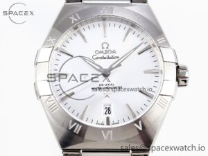 Omega Constellation 39mm SS ASWF 1:1 Best Edition Silver Dial on SS Bracelet A8800 - Image 2
