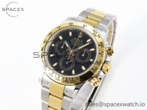 Rolex Daytona 116503 KING 1:1 Best Edition Black Dial on SS/YG Bracelet SA4130 - Image 4