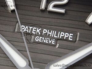PATEK PHILIPPE NAUTILUS 7118 LADIES SS PPF 1:1 BEST EDITION BROWN DIAL DIAMONDS BEZEL ON SS BRACELET 324CS - Image 9
