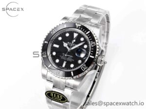 Rolex Submariner 116610 LN Black Ceramic Clean 904L 1:1 Best Edition on SS Bracelet SA3135 - Image 4