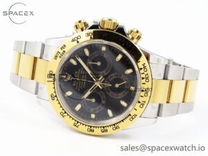 Rolex Daytona 116503 KING 1:1 Best Edition Black Dial on SS/YG Bracelet SA4130 - Image 5