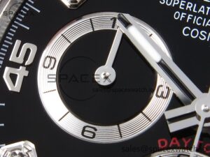 Rolex Daytona 116519 APSF 1:1 Best Edition Black Diamonds Dial on Oysterflex Rubber Strap SH4130 - Image 13