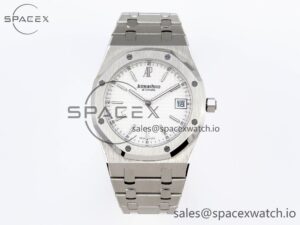 Audermars Piguet Royal Oak 39mm 15202 SS IPF 1:1 Best Edition White Textured Dial on SS Bracelet A2121