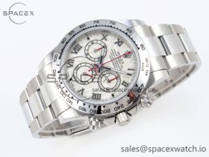 Rolex Daytona 116509 SS OMF Best Edition Meteorite Dial on SS Bracelet A7750 (Slim Movement) - Image 6