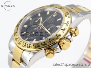 Rolex Daytona 116503 KING 1:1 Best Edition Black Dial on SS/YG Bracelet SA4130 - Image 7