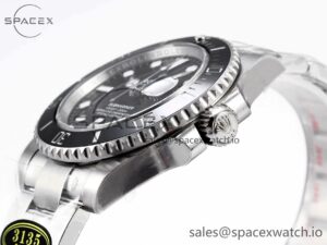 Rolex Submariner 116610 LN Black Ceramic Clean 904L 1:1 Best Edition on SS Bracelet SA3135 - Image 8