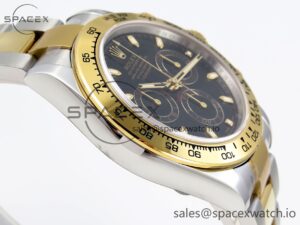 Rolex Daytona 116503 KING 1:1 Best Edition Black Dial on SS/YG Bracelet SA4130 - Image 8