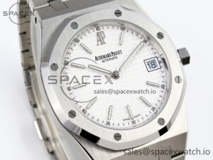 Audermars Piguet Royal Oak 39mm 15202 SS IPF 1:1 Best Edition White Textured Dial on SS Bracelet A2121 - Image 3