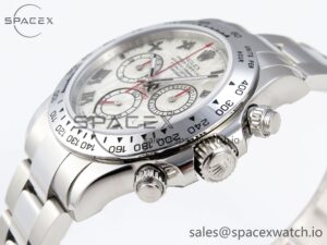 Rolex Daytona 116509 SS OMF Best Edition Meteorite Dial on SS Bracelet A7750 (Slim Movement) - Image 7