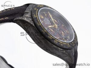 Rolex Daytona DIW Carbon/YG Case and Bezel DIWF Edition Brown Dial on Black Nylon Strap A7750 - Image 8