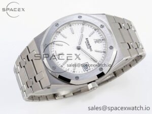 Audermars Piguet Royal Oak 39mm 15202 SS IPF 1:1 Best Edition White Textured Dial on SS Bracelet A2121 - Image 6