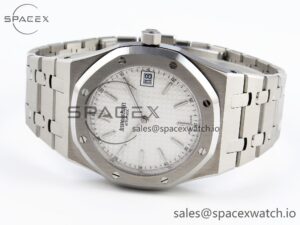 Audermars Piguet Royal Oak 39mm 15202 SS IPF 1:1 Best Edition White Textured Dial on SS Bracelet A2121 - Image 5