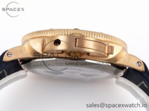 Panerai PAM1074 W BRONZO VSF 1:1 BEST EDITION BLUE DIAL ON BLUE CALFSKIN STRAP P.900 CLONE - Image 15
