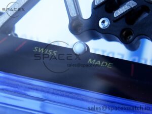 Richard Mille RM035 Blue Transparent RMF Best Edition Skeleton Dial on Blue Rubber Strap Clone RMUL2 - Image 10