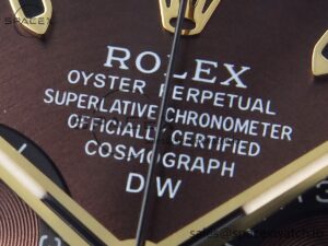 Rolex Daytona DIW Carbon/YG Case and Bezel DIWF Edition Brown Dial on Black Nylon Strap A7750 - Image 9