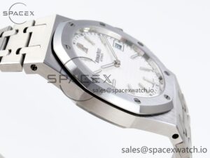 Audermars Piguet Royal Oak 39mm 15202 SS IPF 1:1 Best Edition White Textured Dial on SS Bracelet A2121 - Image 8