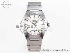 Constellation 39mm SS ASWF 1:1 Best Edition White Textured Dial on SS Bracelet A8800