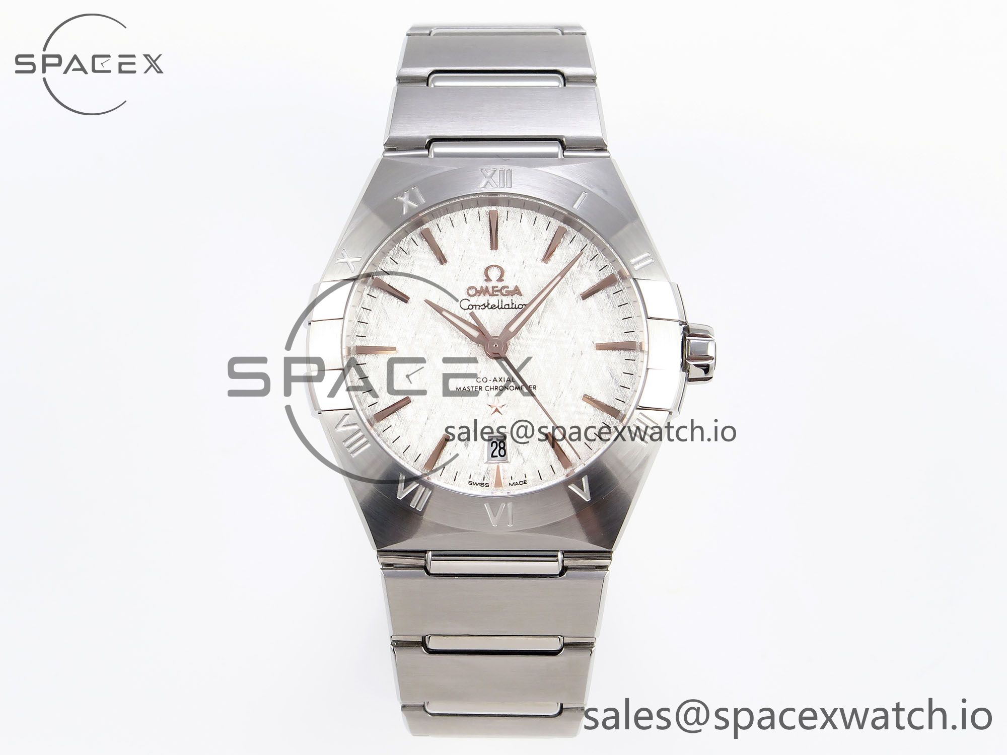 IMG_0163 Constellation 39mm SS ASWF 1:1 Best Edition White Textured Dial on SS Bracelet A8800 - Image 1