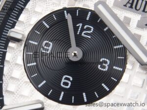 Audermars Piguet Royal Oak Chrono 26331 SS IPF 1:1 Best Edition White/Black Dial on SS Bracelet A7750 - Image 13