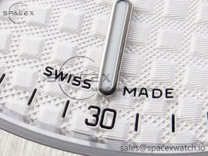 Audermars Piguet Royal Oak 39mm 15202 SS IPF 1:1 Best Edition White Textured Dial on SS Bracelet A2121 - Image 11