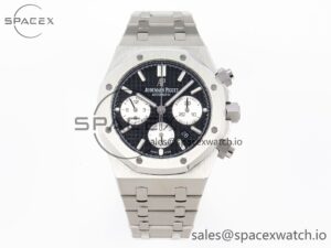 Audermars Piguet Royal Oak Chrono 26331 SS IPF 1:1 Best Edition Black/White Dial on SS Bracelet A7750