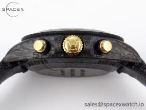 Rolex Daytona DIW Carbon/YG Case and Bezel DIWF Edition Brown Dial on Black Nylon Strap A7750 - Image 15