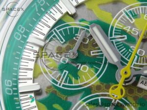 Audermars Piguet Royal Oak Offshore 44mm Transparent APF Best Edition Green Dial on Green Rubber Strap A3126 - Image 13