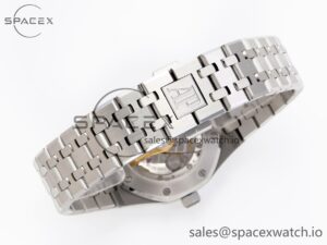 Audermars Piguet Royal Oak 37mm 15450 SS APSF 1:1 Best Edition White Textured Dial on SS Bracelet SA3120 Super Clone - Image 15