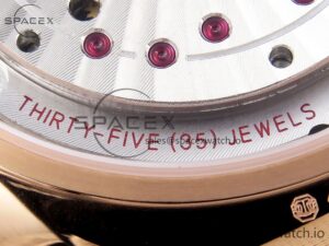 Omega De Ville Date RG MKF 1:1 Best Edition White Textured Dial Roman Marker on Brown Leather Strap A8800 - Image 19