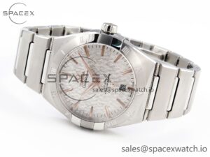Constellation 39mm SS ASWF 1:1 Best Edition White Textured Dial on SS Bracelet A8800 - Image 5