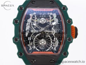 Richard Mille RM21-02 Tourbillon NTPT RMF Best Edition Skeleton Dial on Black Nylon Strap - Image 2