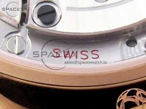 Omega De Ville Date RG MKF 1:1 Best Edition White Textured Dial Roman Marker on Brown Leather Strap A8800 - Image 20