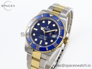 Rolex Submariner 41mm 126613 LB SS/YG Blue Ceramic 904L Steel JDF 1:1 Best Edition VR3235 V2 - Image 4
